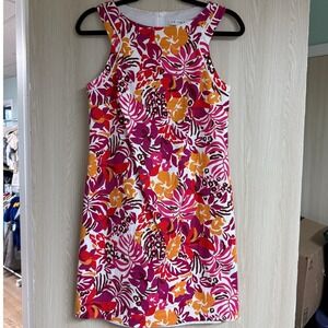 Trina Turk Floral Print Sleeveless Sheath Dress Size 2